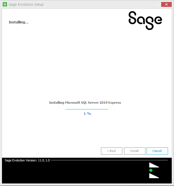 Sage 200 Evolution setup